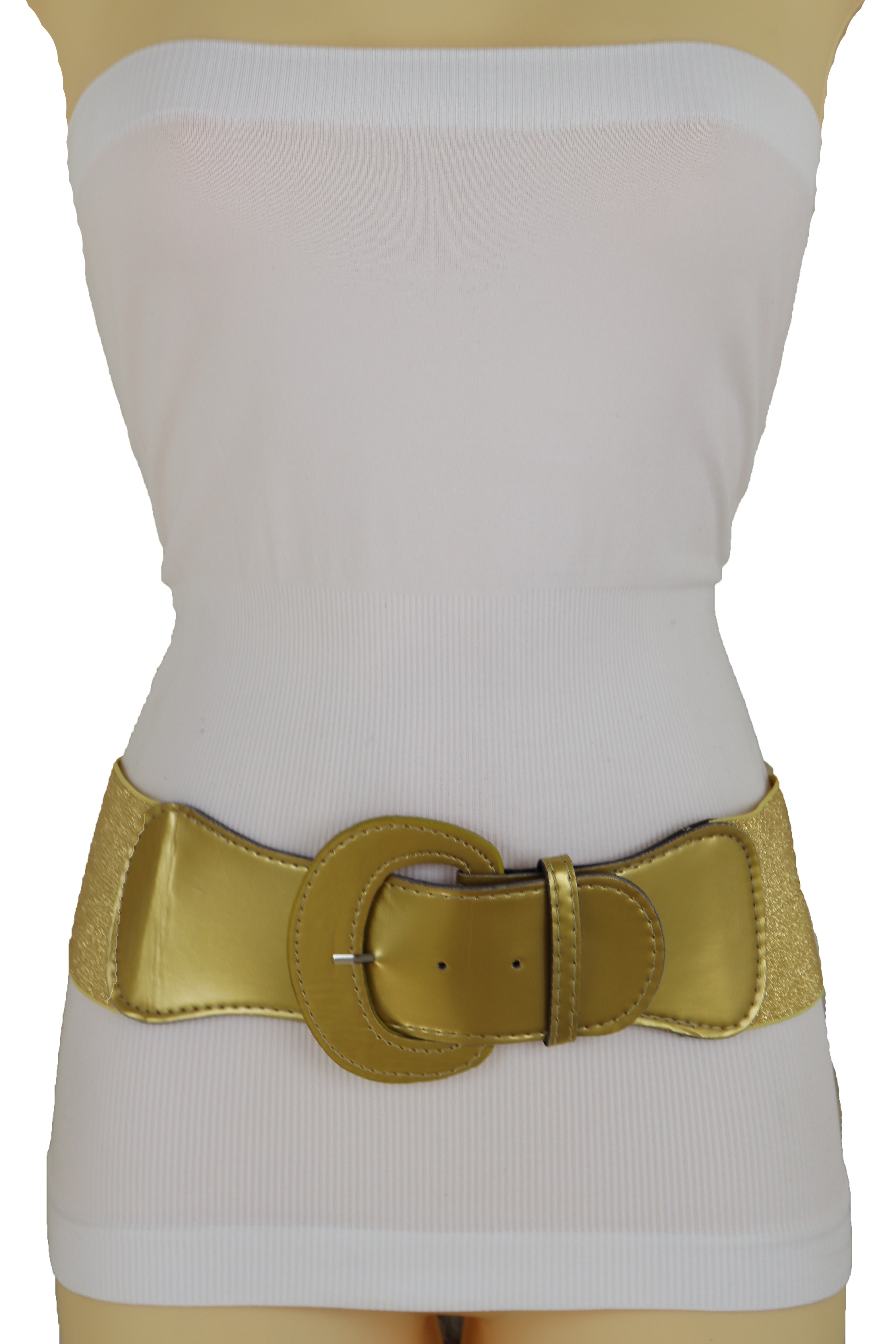 Wide Female Belt, Wide Waist Belt, Big Buckle Belt