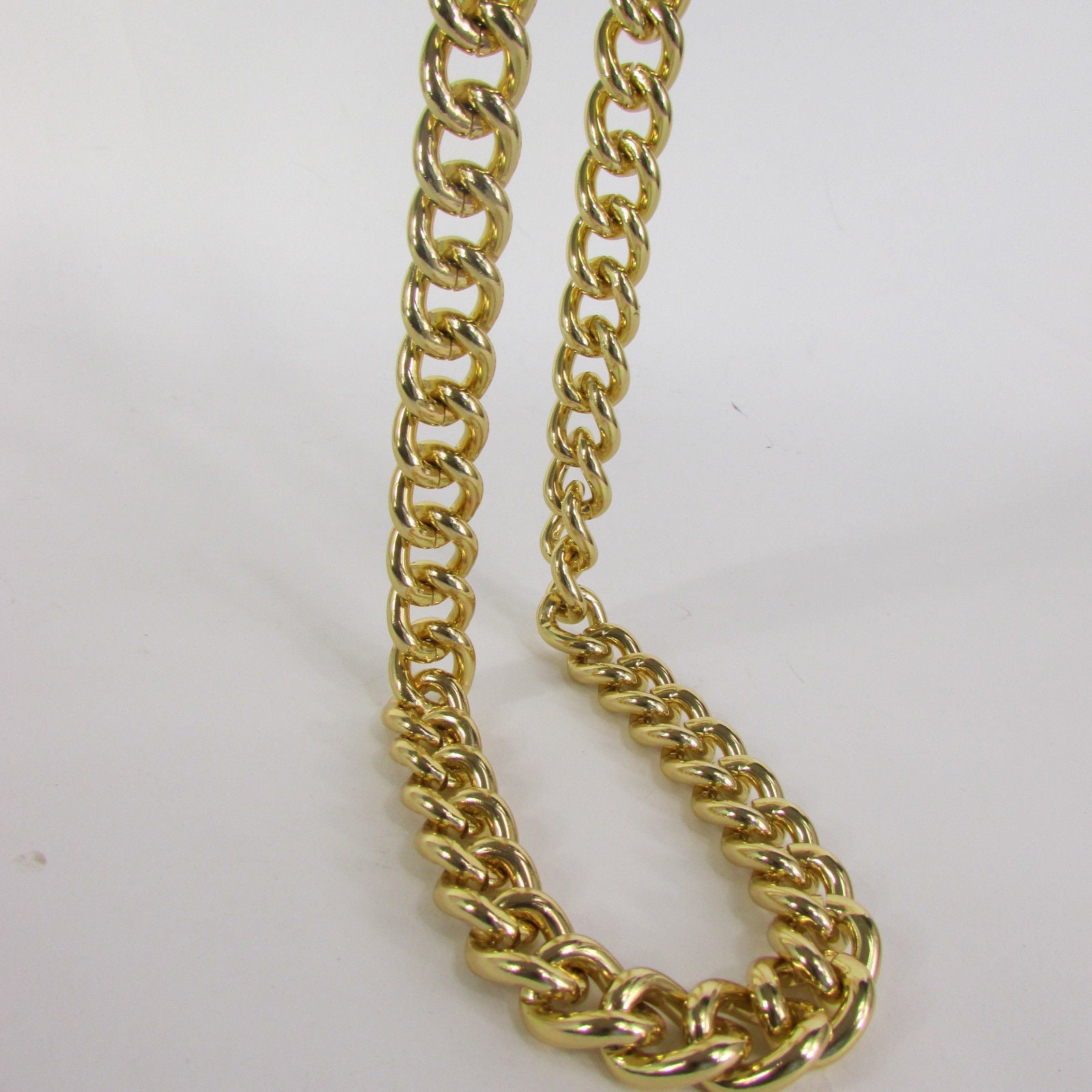 Men Gold Metal Chain Necklace Fashion Thick Chunky Links Bling Jewelry  Gangster