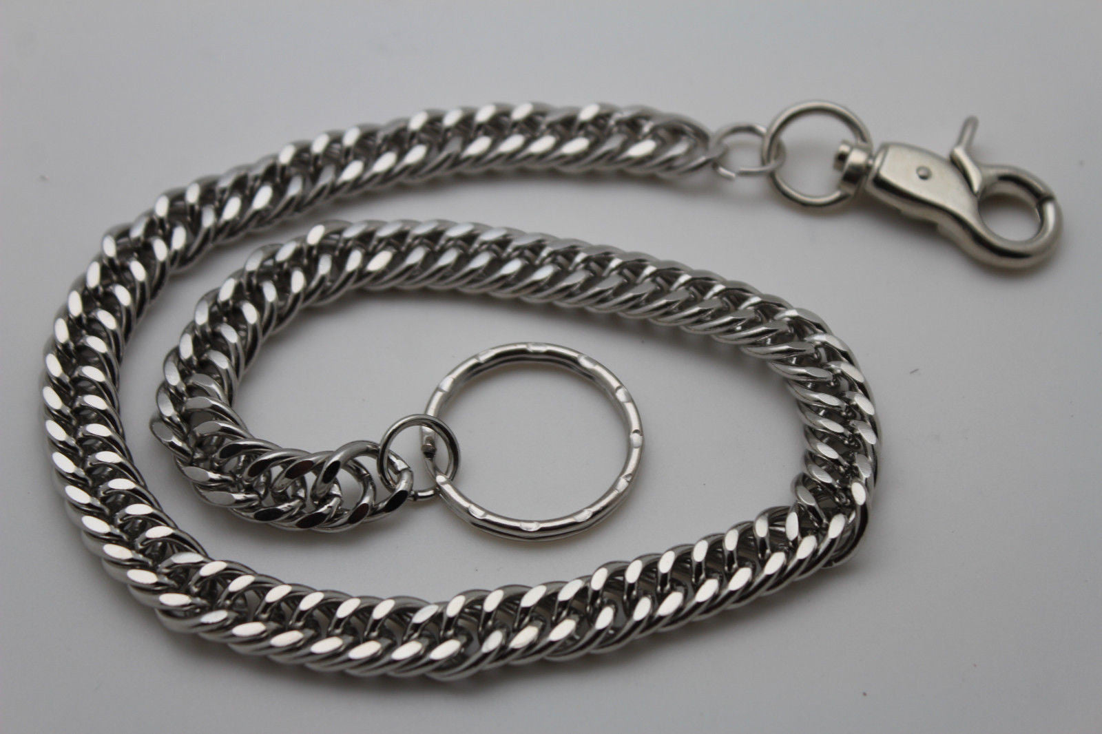 Never Fade Stainless Steel Wallet Chain Men's Luxury Keychain