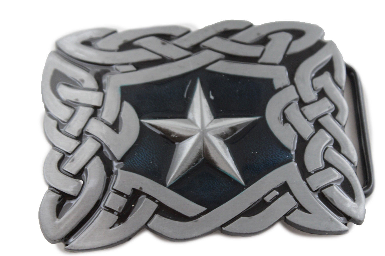 Iron Silver Metal Belt Buckles