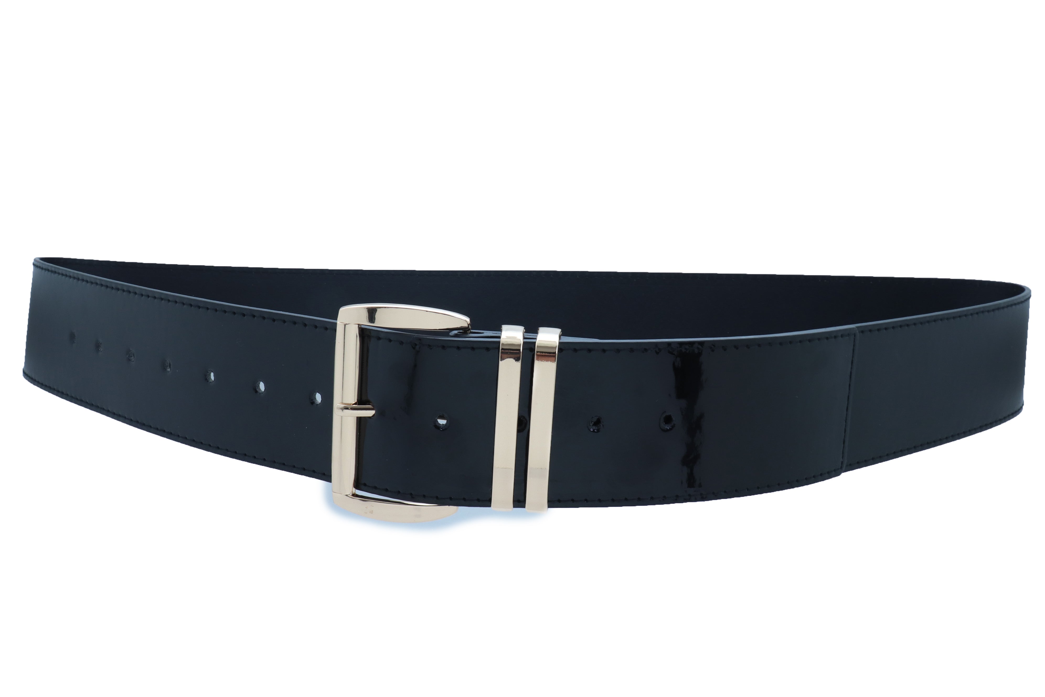 Shop LOUIS VUITTON Women's Wide Leather Belt - Black